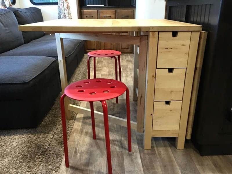 Desks That Work Best in an RV IKEA Furniture