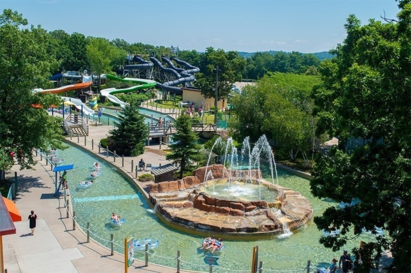 Bonanza Camping Resort in Wisconsin Dells, Wisconsin Noahs Ark Water Park