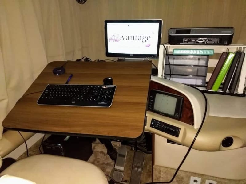 Things Your DIY RV Office Space Should Have Desk