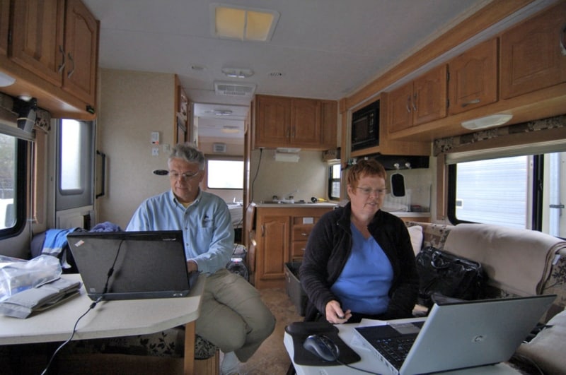 Things Your DIY RV Office Space Should Have Privacy or Separate Spaces