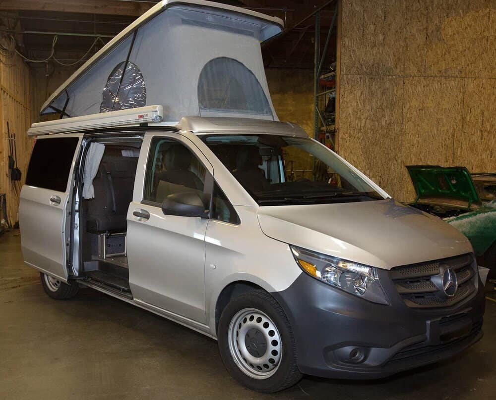Class B RV Fit in a Garage Peace Vans Weekender Exterior