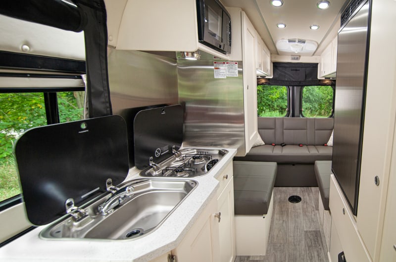 Class B RVs Great for Towing RoadTrek Zion Slumber Interior 