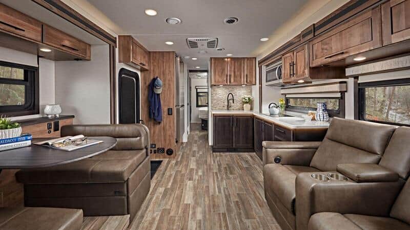 Class C RV Full Time Living Jayco Seneca XT 35L Interior