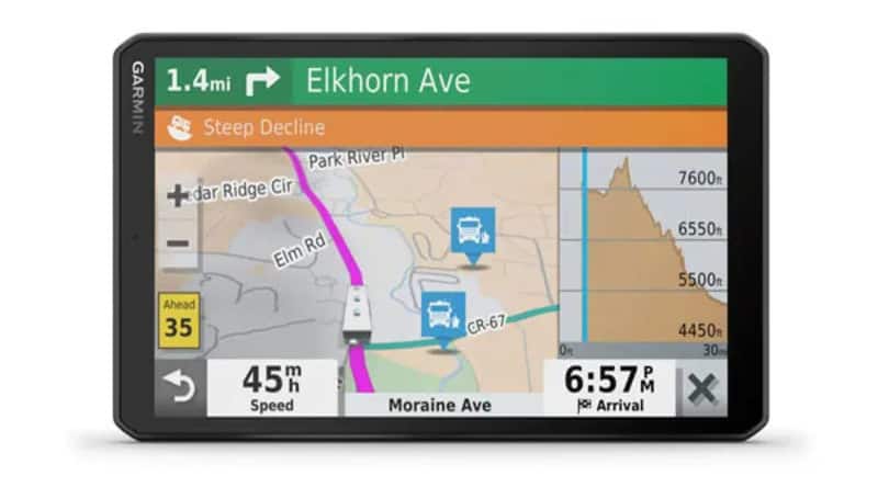 RV GPS Devices Garmin Vieo RV 851 Display