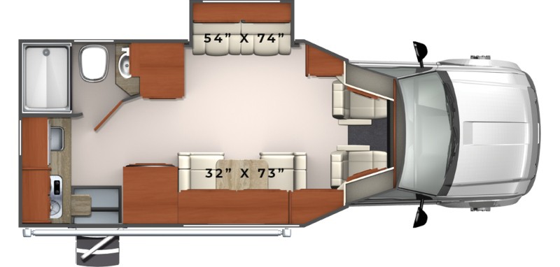 What is the Smallest Class C Motorhome Is it the Cheapest Phoenix Cruiser 2100 Floorplan