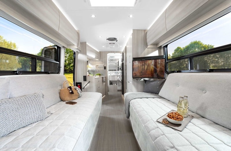 Leisure Travel Vans Wonder Front Twin Bed Interior