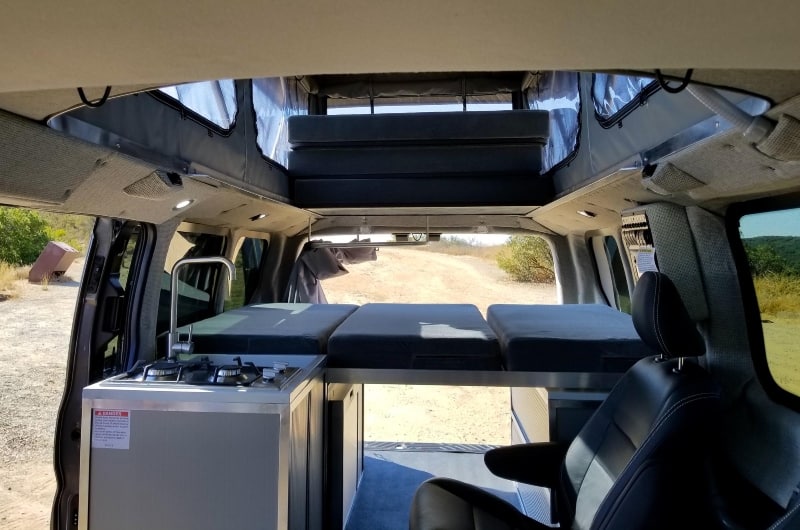 Class B RVs for Families Modvan CV1 Interior Rear