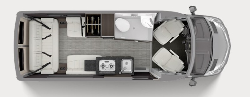 Airstream Interstate 19 Floorplan