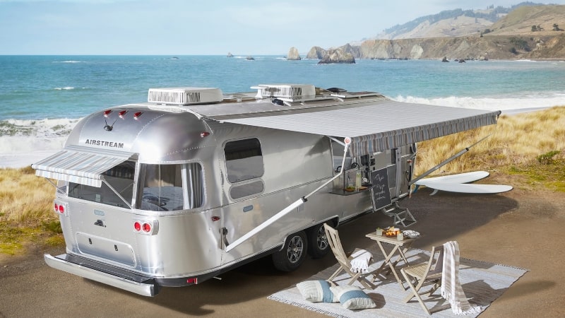 Best RVs For Seniors Airstream Pottery Barn Edition Exterior