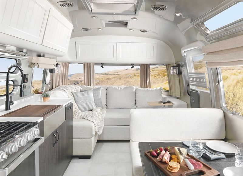 Best RVs For Seniors Airstream Pottery Barn Edition Interior