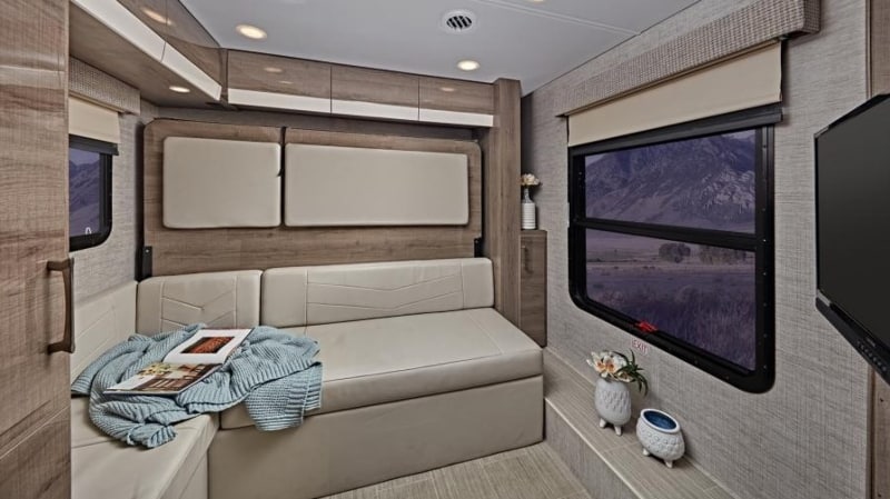 Class C RVs Under 25 Feet with Murphy Beds Entegra Qwest 24R Interior