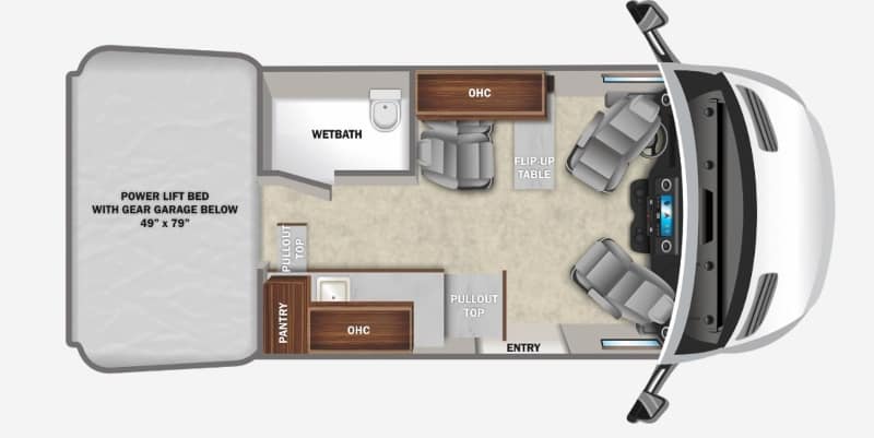 Jayco Terrain 19Y Floorplan