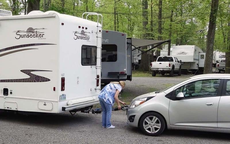 Considerations for Towing with a Class C RV Use the Right Tow Method